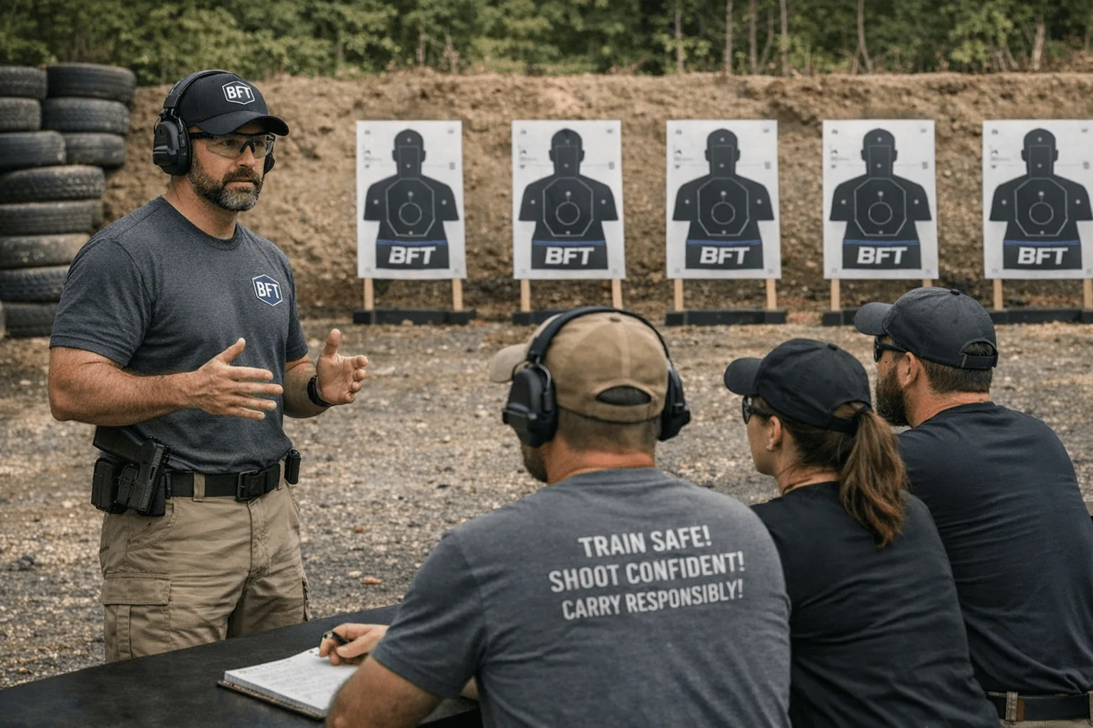 Live-fire qualification during Maryland Wear and Carry initial training